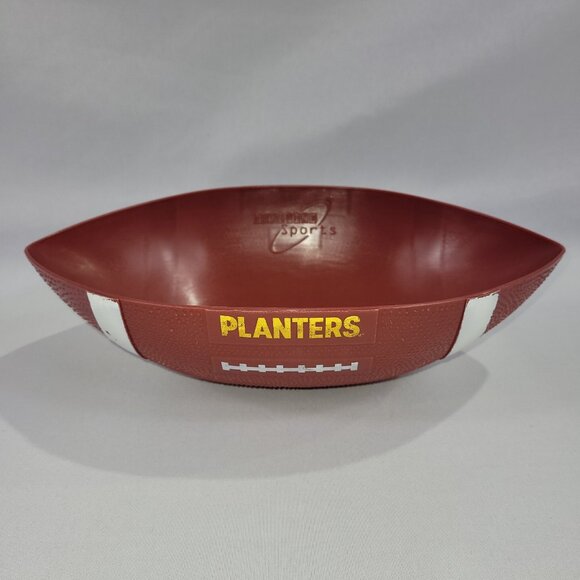 Planters Peanuts Wilson Football Nut Tray 12" Vintage Plastic Snack Candy Dish - Picture 2 of 3